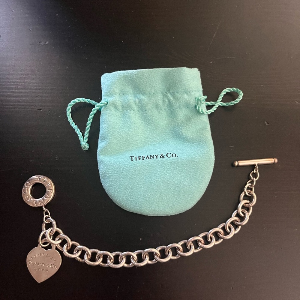 Return to Tiffany heart tag toggle bracelet - authentic